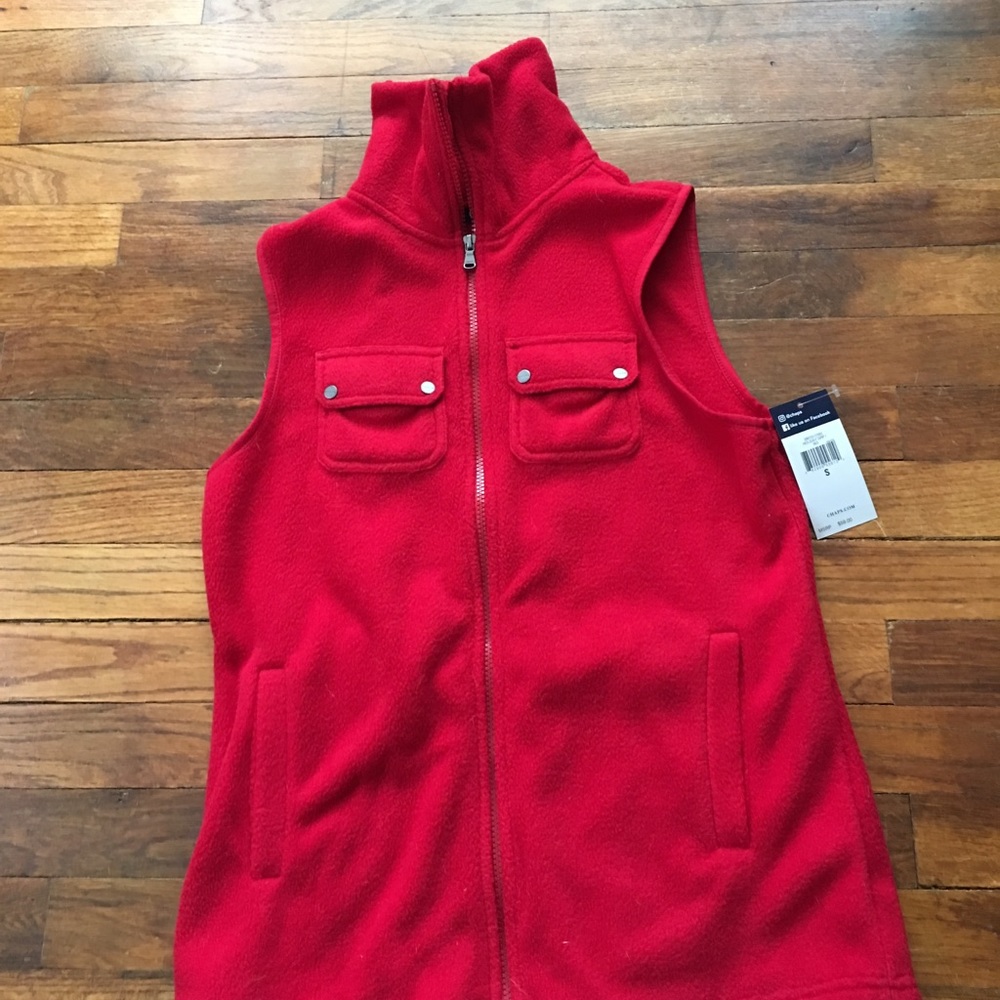 Red chaps vest